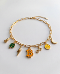 Bitcoin Charm Necklace
